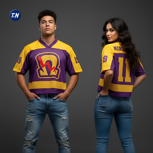 Camiseta Deportiva Unisex con Cuello en V para Fanáticos de los Deportes Electrónicos, Logotipo Personalizado con Impresión por Transferencia de Calor, Transpirable, de Poliéster, para Adultos - Product Image 1