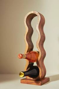 Large Capacity Wooden <b>Wine</b> <b>Rack</b> <b>For</b> Home Bar <b>Kitchen</b> Dining Room <b>Wine</b> Bottle Storage Display Organizer - Product Image 2
