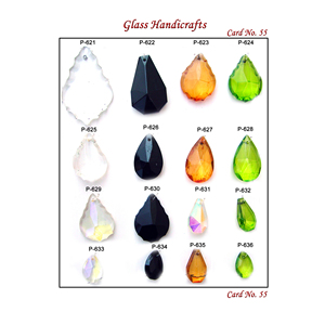Transparent Crystal Fruit Leaf <b>Glass</b> Pendant Handmade Artisan Jewelry Making <b>Charm</b> Decorative Craft Component Bulk Wholesale MAE - Product Image 3