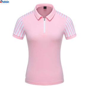 Vente flash - Polo en coton à manches courtes pour femmes, respirant, de qualité supérieure, décontracté, pour le sport, le tennis, avec logo personnalisé - Product Image 3