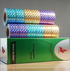 Wholesale Anti-Counterfeit Holographic Craft <b>Stickers</b> Packing Tape <b>Roll</b> Boxes Decoration Strong Adhesive Waterproof Shiny - Product Image 6