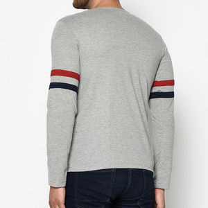 Camiseta de Lona Ecológica 100% Algodón de Color Sólido para Hombre, Cómoda, Transpirable, para Uso Diario, Superventas - Product Image 6