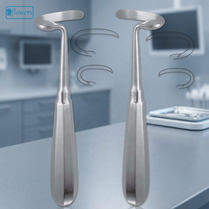 ชุดเครื่องมือผ่าตัดแบบดันหลังด้วยมือ Doyen Rib Raspatory ได้รับการรับรองมาตรฐาน CE ระดับ Class I สำหรับการผ่าตัด - Product Image 2