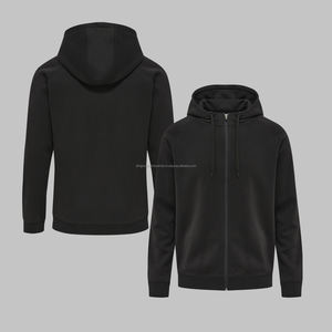 High Quality Stringless Hoodie Pullover <b>Thick</b> <b>Fleece</b> Oversize Loose Custom Cropped Hoodie Plus Size Men's Hoodies - Product Image 2
