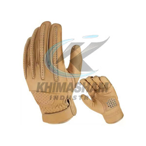 Gants de moto en cuir professionnels pour une utilisation en extérieur - Ajustement confortable avec doublure intérieure douce et couche extérieure résistante - Product Image 2