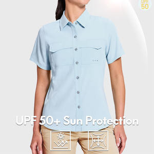 เสื้อตกปลาผู้ชายแบบใหม่ล่าสุด ผ้าโพลีเอสเตอร์ผสมสแปนเด็กซ์ ระบายอากาศได้ดี แขนยาว พิมพ์โลโก้ได้ตามต้องการ - Product Image 4