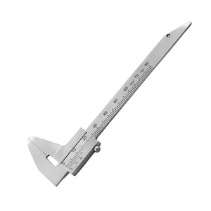 Calibre orthodontique premium en acier inoxydable à extrémité unique pour la mesure et le positionnement des brackets dentaires - Product Image 3