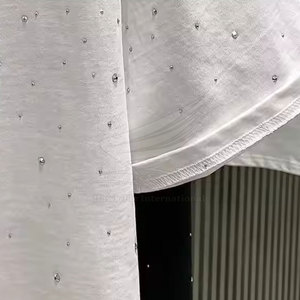 Camiseta de Algodón 100% con Pedrería, Cómoda, de la Mejor Calidad, Corte Regular, Transpirable, Informal, para Hombre, HAWK FLY, Servicio Personalizado OEM - Product Image 4