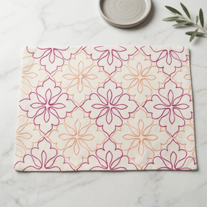 Natural Cotton Table Mat Eco Friendly Reusable Dining <b>Placemat</b> | Durable Washable Kitchen Home Restaurant Wholesale Supply Mats - Product Image 1