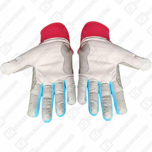 Guantes de Bateo de Béisbol Profesionales para Adultos y Jóvenes, con Logotipo Personalizado, de Cuero Dividido, Dedos Completos, Transpirables, Antideslizantes, para Zurdos - Product Image 3