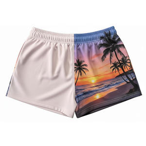 Women's Custom Board Shorts Stylish Summer Casual Outdoor Windproof Athletic Breathable Quick Dry Eco-Friendly <b>Drawstring</b> - Product Image 2