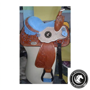 Sillas de Montar Western Premium de Cuero Hechas a Mano con Grabados Decorativos para Ecuestres - Product Image 2