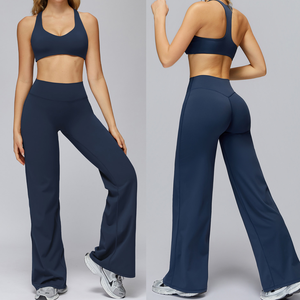 Conjunto Deportivo de Yoga para Mujer, Transpirable y Ligero, de Alta Calidad, con Top Deportivo y Leggings de Alta Elasticidad para Uso Diario en el Gimnasio y Yoga - Product Image 2