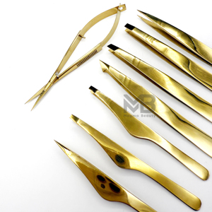 Pinzas para Cejas de Acero Inoxidable Profesionales de Alta Calidad OEM a Precios Económicos con Logotipo Personalizado - Product Image 5