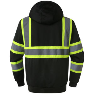 Sudadera de Seguridad Fluorescente Azul Transpirable con Certificación CE, Chaqueta de Trabajo Reflectante con Cierre, Uniforme de Alta Visibilidad para - Product Image 5