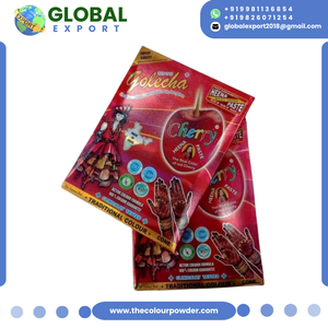 Henna Roja Cereza de Larga Duración, Pasta de Henna Mehndi, Fórmula Herbal, Aplicación Suave, Sin Amoníaco, Grado Premium, Temporal e Indoloro - Product Image 4