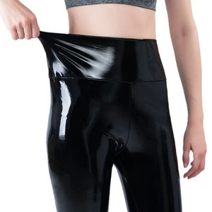 Pantalones de Cintura Alta de Piel Sintética PVC para Mujer, Leggings Elásticos de PU 3XL, Pantalones Ajustados Sexys para Mujer, NUEVOS - Product Image 5
