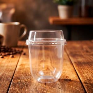 Vasos redondos desechables al por mayor de 95 mm con tapas de 16/20/24 oz, vasos de plástico PP/PET para café helado y bebidas frías - Product Image 5