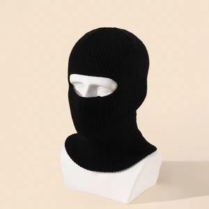 Pasamontañas Negro para Ciclismo, Deportes al Aire Libre, Invierno, Máscara Facial, Máscaras de Esquí, Gorros Tejidos Cálidos para Hombres y Mujeres, Gorros Deportivos - Product Image 6