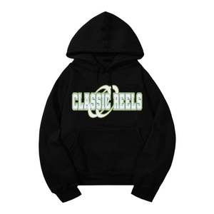 Sudadera con Capucha Casual Personalizada para Hombre, Corte Regular, Estilo Urbano con Logotipo Digital Impreso en la Parte Delantera, Diseño Transpirable de Forro Polar Sólido para Otoño - Product Image 1