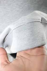 Sudadera de cuello alto SUBTLETIES HEATHER GREY 100% PINK con apliques bordados, sudadera de cuello ancho URBAN PRODUCTIONS - Product Image 6