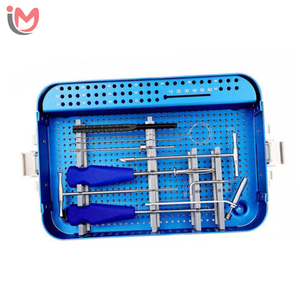 Kit d'instruments chirurgicaux manuels professionnels pour vis canulées orthopédiques, en acier inoxydable, pour utilisation en chirurgie, avec plaques de blocage, OEM - Product Image 4
