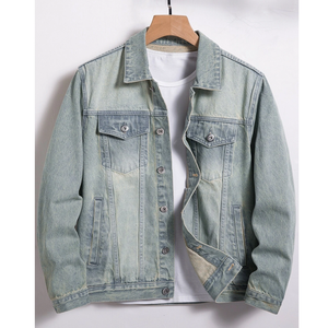 OEM Custom Made Men's Denim Jacket in <b>Top</b> Quality Quick Dry Breathable <b>Top</b> Stylish Warm Men Denim Jackets with Custom logo - Product Image 6
