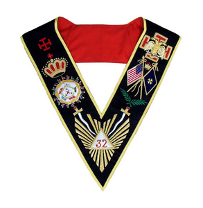ปลอกคอเครื่องราชกกุธภัณฑ์แบบสั่งทำปลอกคอเครื่องราชกกุธภัณฑ์สีทองประดับระดับ32nd ของสกอตแลนด์ - Product Image 1