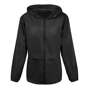High Quality Black EVA <b>Raincoat</b> Custom Outdoor Waterproof Hiking Jacket Printed Poncho Windproof Canvas Fabric Wholesale OEM - Product Image 3