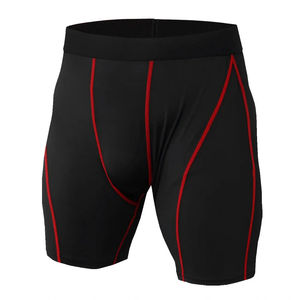 Shorts de compression pour hommes, pour la gym et l'entraînement, en tissu extensible respirant et anti-humidité, vêtements de sport performants pour hommes - Product Image 1