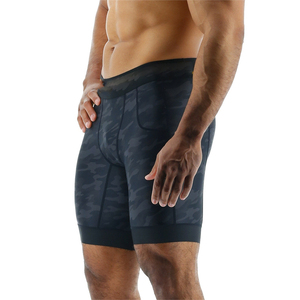 Customized Men's Lightweight Washed Compression Shorts Drawstring Mid Muscle <b>Support</b> Recovery <b>Hips</b> Hamstring <b>Support</b> Breathable - Product Image 1