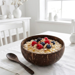 Bol et cuillère en noix de coco naturelle, vente en gros, ensemble de bols en noix de coco de haute qualité pour salade de fruits pour les fêtes, au meilleur prix - Product Image 6