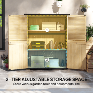 Capanno da Giardino Moderno per Esterni, Grande Casetta Porta Attrezzi Industriale in PVC Ecologico e Acciaio Zincato Impermeabile, Ideale per Riporre Biciclette - Product Image 6