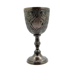 Juego de 2 Copas de Latón, Copas de Vino Medievales para Decoración Renacentista y Entretenimiento en Ocasiones Especiales - Product Image 5