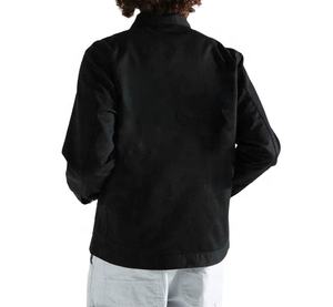 เสื้อแจ็กเก็ตผ้าซาตินสำหรับผู้ชายเสื้อทำงานแนวสตรีทเสื้อทำงานผ้าแคนวาสสำหรับใส่ทำงานมีซิปปกสองชั้น - Product Image 5