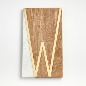 Planche à découper en marbre blanc naturel et bois d'acacia avec poignée pour servir dans la cuisine, plateau à fromages et charcuteries - Product Image 5