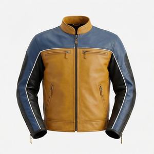 Chaqueta de Motociclista de Cuero Genuino para Hombre de la Mejor Calidad, Nueva Colección de Invierno, Chaquetas de Motocicleta con Protecciones Desmontables Personalizadas - Product Image 1