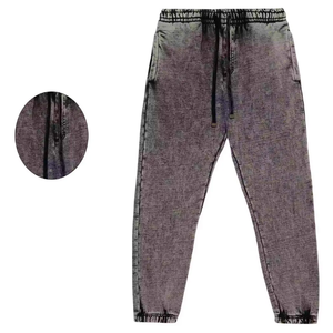 Pantalones Jogger para Hombre con Lavado Ácido, Logotipo Personalizado, Alta Calidad, Ligeros, 100% Algodón Canvas, en Oferta - Product Image 2