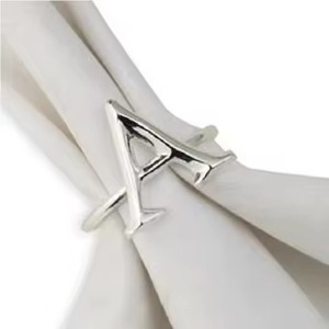 Anneau de serviette élégant en métal pour table de salle à manger, idéal pour la décoration d'événements, les réceptions de mariage et les banquets - Product Image 4