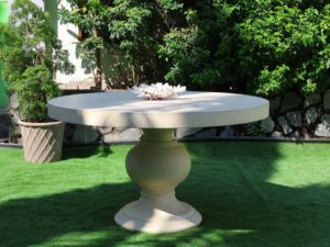 Modern Lightweight Durable Waterproof GFRC Concrete Coffee <b>Table</b> for Outdoor Dining and <b>Patio</b> Use - Product Image 5