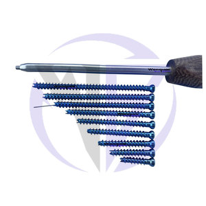 Premium 4.5mm Cortical Bone <b>Screw</b> <b>Set</b> Self-Tapping Titanium Grade 5, 140 Pieces Surgical Kit - Product Image 2