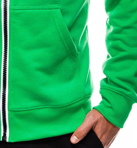 Sudadera con capucha y cremallera para hombre, 100% algodón, diseño con bolsillos, transpirable, ligera, MOQ bajo, hecha en Pakistán, corte regular, personalizada 2026 - Product Image 4