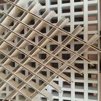 Plaque de plafond suspendu en aluminium perforée 600x600mm, ignifuge, pour stades, écoles, centres commerciaux - Fournisseur OEM