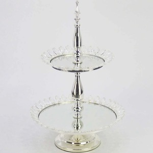 Three Tier Stainless Steel Cake Stand Multi Layer Round Display Platter For Elegant Dessert Serving - Product Image 6