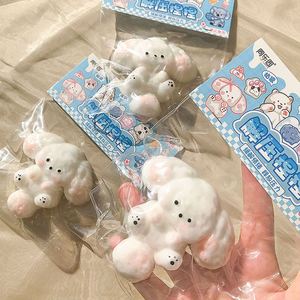 Juguete de Peluche Suave y Cremoso con Forma de Oso Teddy y Perro Rizado, para Aliviar el Estrés, Hecho en Casa - Product Image 5