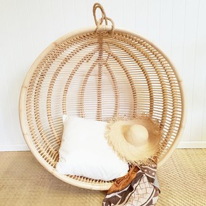 Rattan papasan swing chair <b>hanging</b> swivel ball chairs cheapest cost outdoor seating decoration - Product Image 2