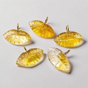 Colgante de Cristal Tallado en Forma de Labios de Citrino, con Pedrería, en Oro y Plata 925, para Fabricación de Joyería DIY, Collares y Pendientes - Product Image 4