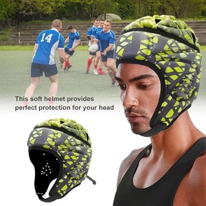 Casque de football américain en polyester/coton rembourré, coque légère, logo sublimé, casques de football pour hommes - Product Image 5