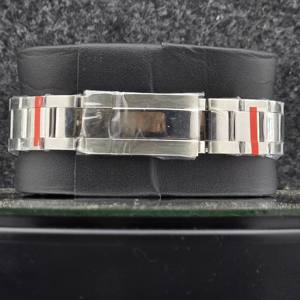 Montre de luxe pour homme de 41 mm, en acier inoxydable, automatique, mécanique, cadran à index blanc, lunette cannelée, montre-bracelet de style professionnel - Product Image 4