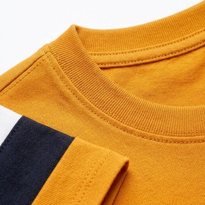 Summer Casual Wear Premium Quality 100% Cotton Knitted <b>Patchwork</b> Design Loose Fit Men's T-<b>Shirts</b>-Lightweight Durable Quick Dry - Product Image 3